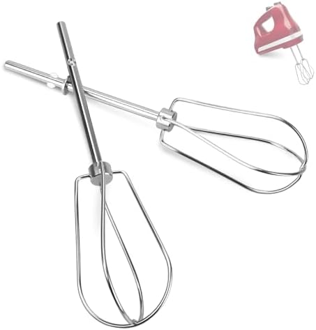 Stainless Steel Turbo Beaters for Hand Mixers 2 Pack
