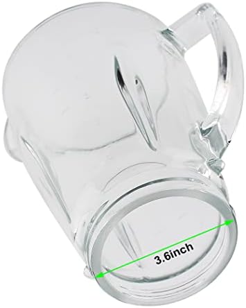 Anbige Replacement Glass Jar and Blade Set