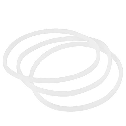 GLOGLOW White Rubber Gasket 3PCS Blender Replacement