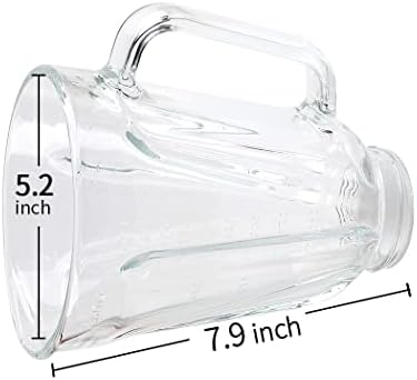 Replacement Glass Jar with Lid for Hamilton Beach Blenders 1