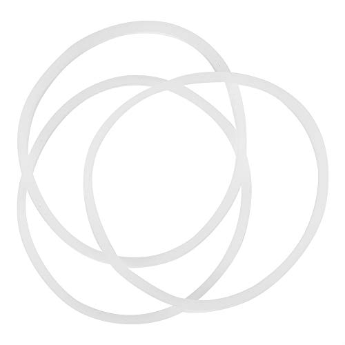 GLOGLOW White Rubber Gasket 3PCS Blender Replacement