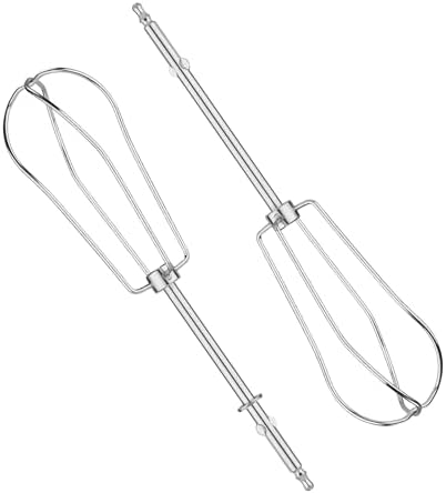 2pc Stainless Steel Hand Mixer Whisk Attachments