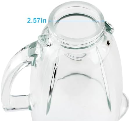 LMEI 6-Cup Glass Jar With Lid Replacement