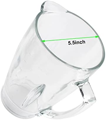 Anbige Replacement Glass Jar and Blade Set