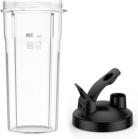 22Oz Blender Big Cups Replacement with Drinking Lid
