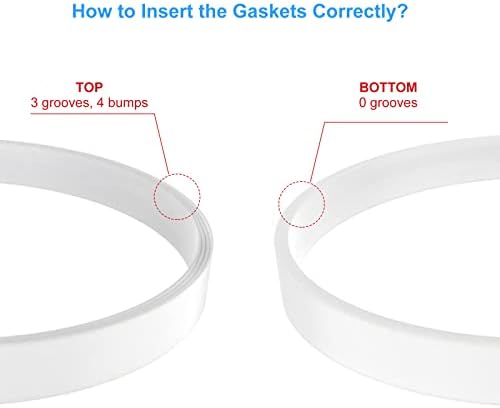 5 Pack Rubber Gaskets for Ninja Blender Replacement