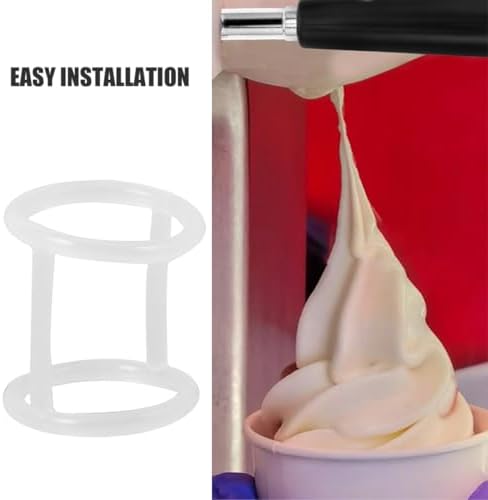 PRETYZOOM 3Pcs Portable Seal Rings for Ice Cream Maker