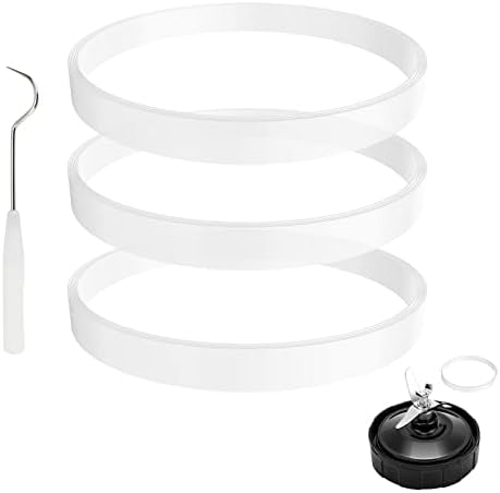 3 Pack Rubber Gaskets Replacement Seal Ring for Ninja Blenders