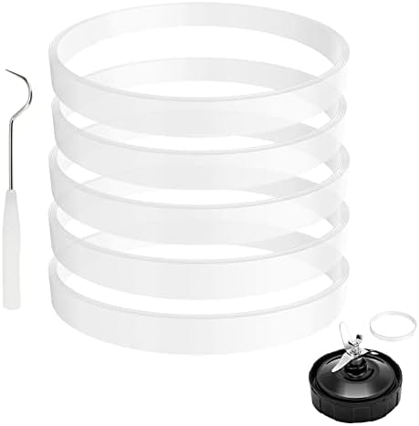 5 Pack Rubber Gaskets for Ninja Blender Replacement