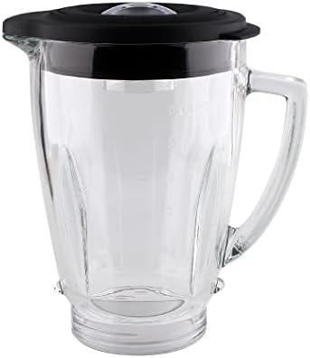 Joyparts Glass Jar with Lid for Oster Pro 1200 Blender
