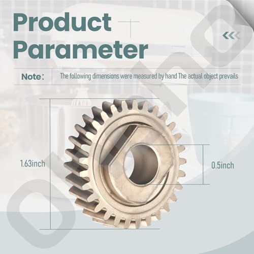Ohoho Worm Gear Replacement for KitchenAid and Whirlpool Mixers
