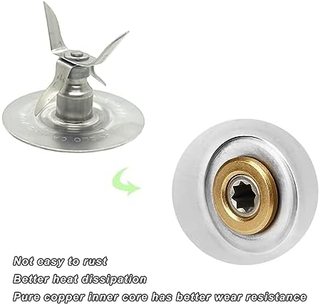 Oster Blender Replacement Blade with Jar Base Cap and Rubber Rings