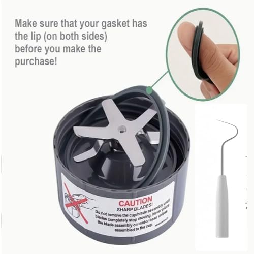 3-Pack Sealing Gaskets for NutriBullet Blenders