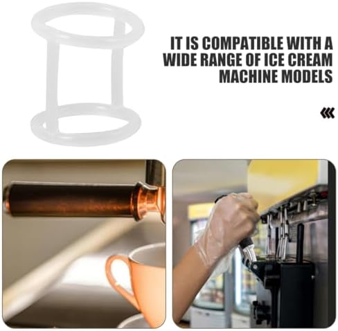PRETYZOOM 3Pcs Portable Seal Rings for Ice Cream Maker