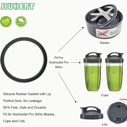 3-Pack Sealing Gaskets for NutriBullet Blenders