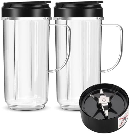 2 Pack Magic Bullet Blender Replacement Cups