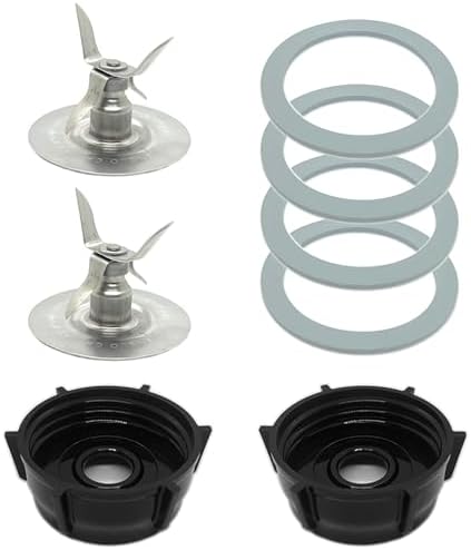 2 Pack Blender Replacement Parts with Jar Base and Seals