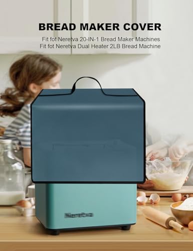 EiiJugaloo Bread Maker Cover Lid Blue