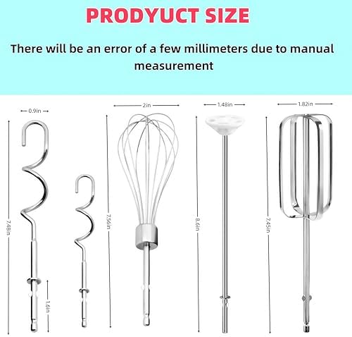 6-Pack Hand Mixer Attachments Replacement