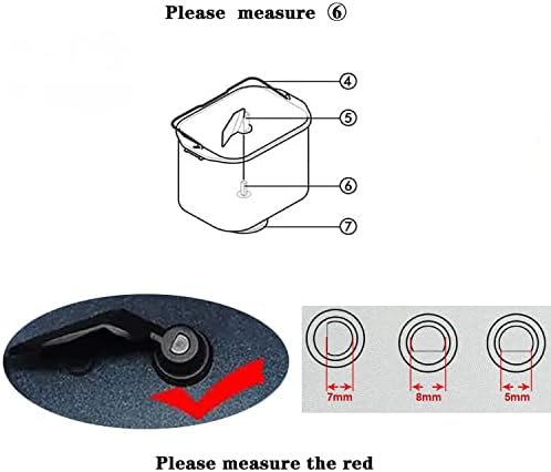 Mayata 2pcs Non-Stick Breadmaker Paddles