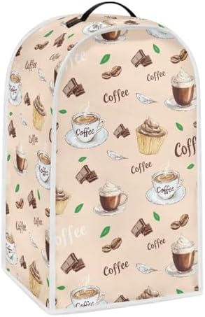 UNICEU Coffee Chocolate Cake Pattern Blender Cover