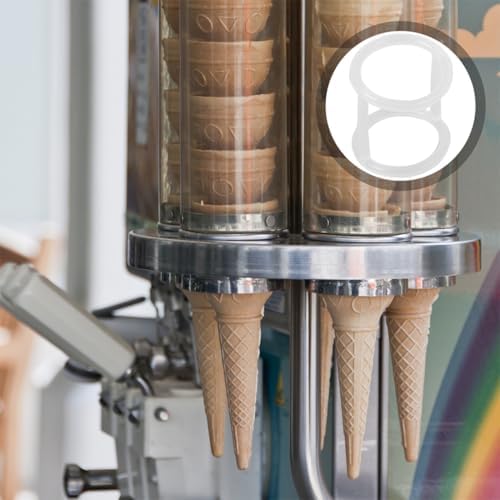 PRETYZOOM 3Pcs Portable Seal Rings for Ice Cream Maker