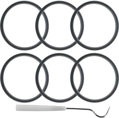 6-pack Sealing Gaskets for NutriBullet Blenders 900W