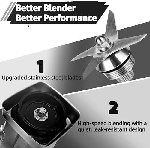 Stainless Steel Container 48oz Vitamix Compatible