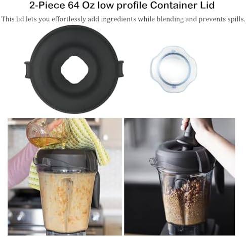 Sacumea 64 Oz Low Profile Blender Lid Replacement