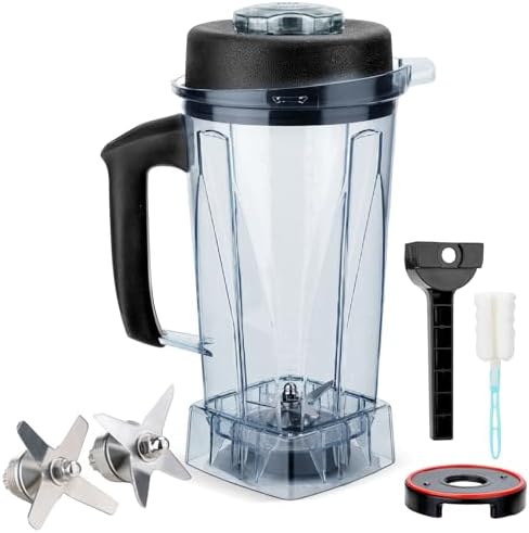 64oz Blender Replacement Pitcher with Blades and Wrench
