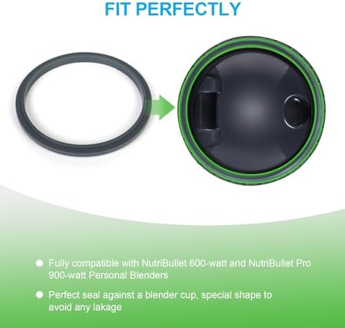 3PCS Premium Gasket Replacement for NutriBullet 900 Series Blender