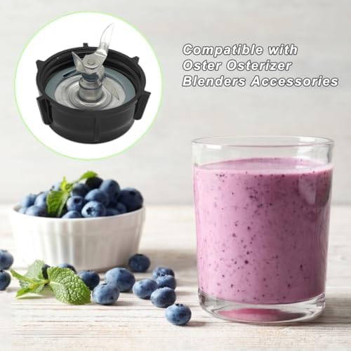 Oster Blender Replacement Blade with Jar Base Cap and Rubber Rings