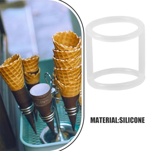 PRETYZOOM 3Pcs Portable Seal Rings for Ice Cream Maker