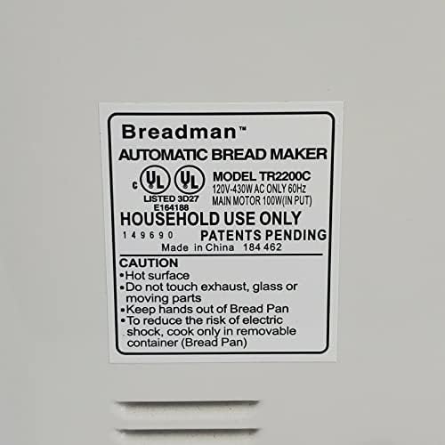 Breadman Bread Machine Pan Seal Gasket Replacement