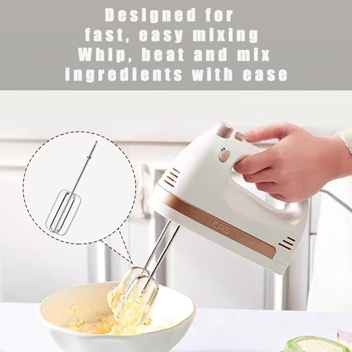 2 Pcs Stainless Steel Hand Mixer Beaters