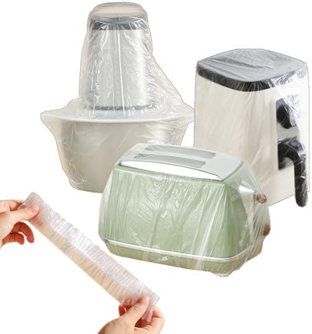 STAYWILD 60 Pcs Clear Small Appliance Dust Covers