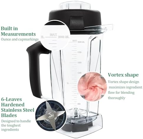 Vitamix 64 oz Replacement Pitcher for 4500 5000 5200 6000 6300