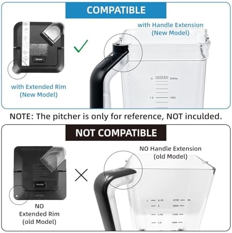 Replacement Locking Lid for Ninja 72oz XL Pitcher