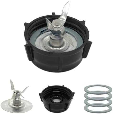 Oster Blender Replacement Blade with Jar Base Cap and Rubber Rings