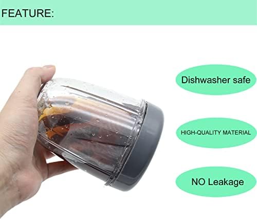 Blender Cups and Lids Replacement for Nutribullet 600W and 900W