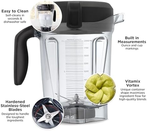 Vitamix 64oz Clear Low-Profile Container