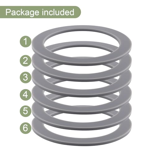 6-Pack Rubber Gaskets for Oster Blender Replacement