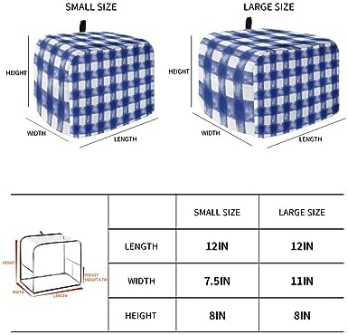 Toaster Covers 2 Slice Slot Buffalo Check Farmhouse Kitchen Bakeware Protector