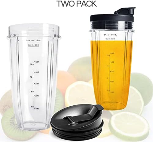 24Oz Replacement Cups for Ninja Blenders