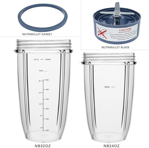 Blender Replacement Parts for Nutribullet 32oz 24oz Cups