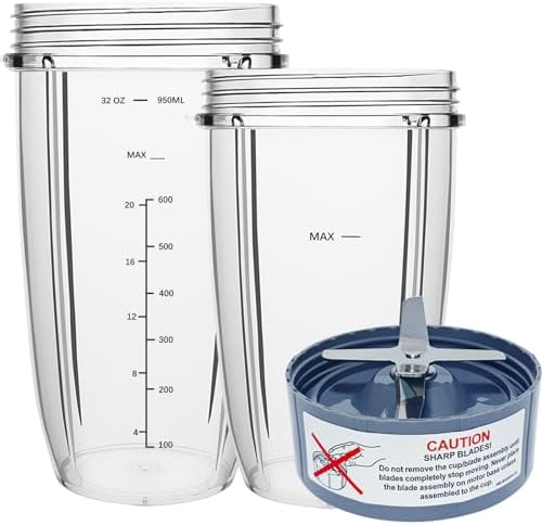 Blender Replacement Parts for Nutribullet 32oz 24oz Cups