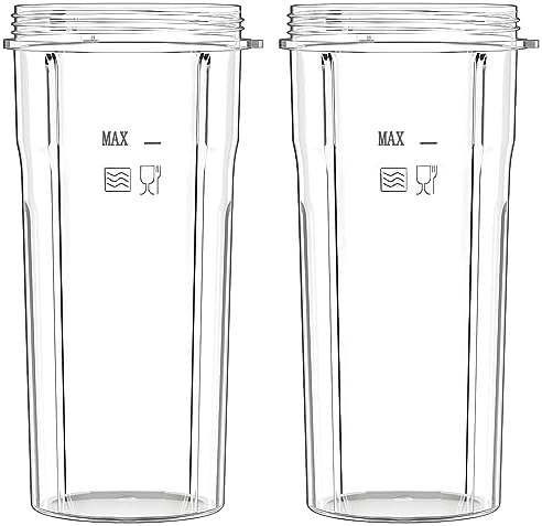 2 Piece 24oz Blender Cups Replacement
