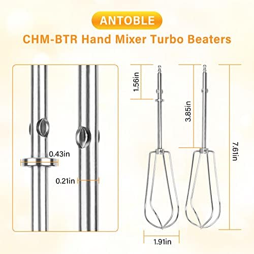 ANTOBLE Hand Mixer Beaters Replacement