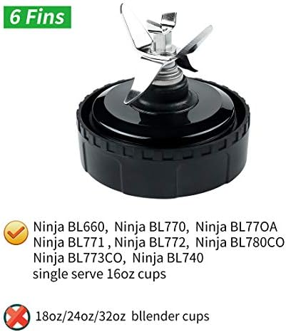 2 Pack 16oz Ninja Blender Cups Replacement