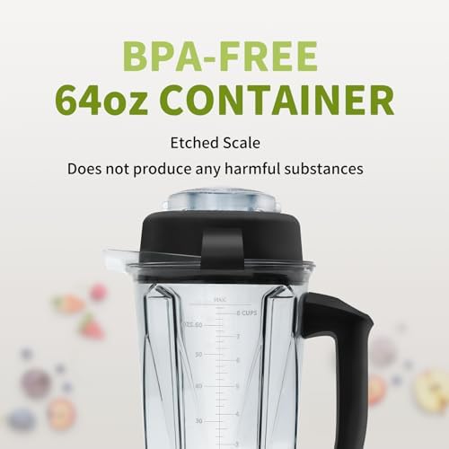 Kalageen 64 Oz Vitamix Blender Jar Replacement